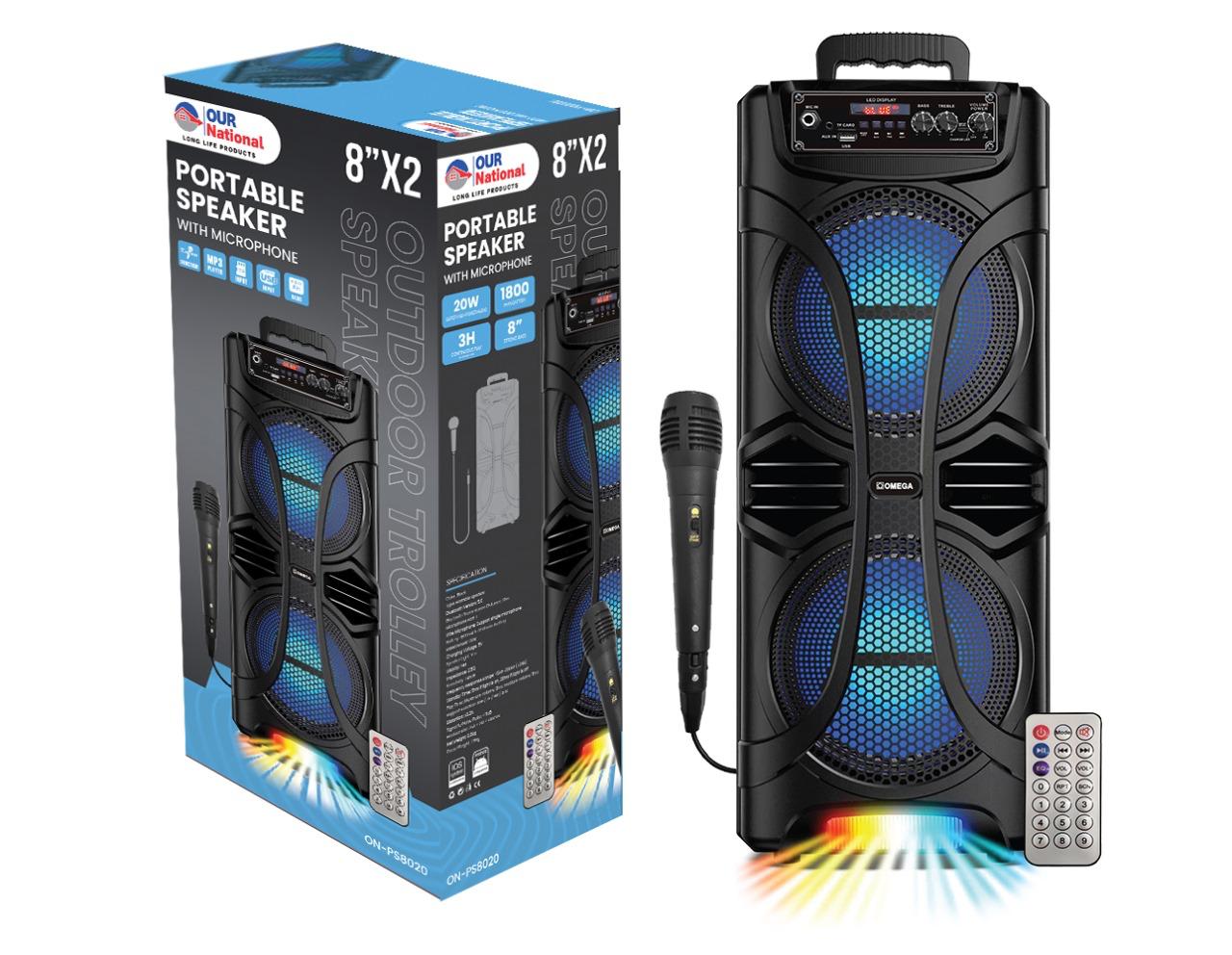 8"x 2 Our National Speaker
